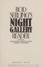 Cover of: Rod Serling's Night gallery reader