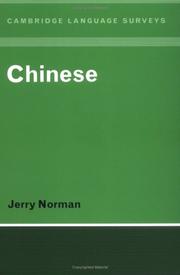 Cover of: Chinese by Jerry Norman