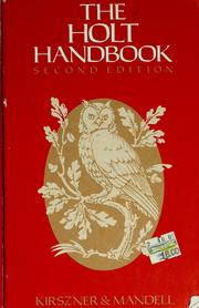 Cover of: The Holt handbook