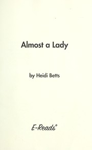 Cover of: Almost a lady