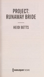 Cover of: Project: runaway bride