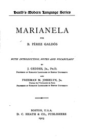 Cover of: Marianela.