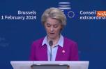 La presidente della Commissione Ue Ursula von der Leyen