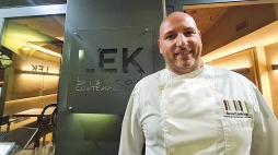 L’Ek Bistro, locale minimalista, con grandi materie prime e l'omaggio al lago