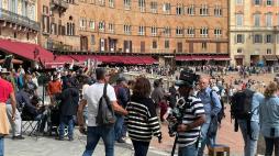 Bollywood a Siena: in piazza del Campo si gira un film indiano