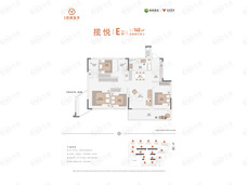 高新和锦莲序4室2厅2卫户型图