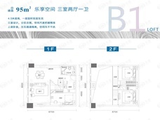 光谷崇文中心乐享空间loft户型户型图