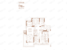 星联枫桥湾4室2厅3卫户型图