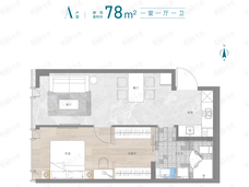 拾里湖光A户型户型图