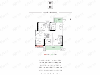 绿城明月滨河揽悦户型户型图