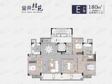 金开桂苑4室2厅3卫户型图