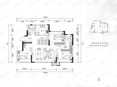 琼华美墅109㎡小高户型图户型图