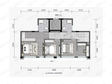 金科美的原上4室2厅3卫户型图