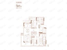 星联枫桥湾4室2厅3卫户型图