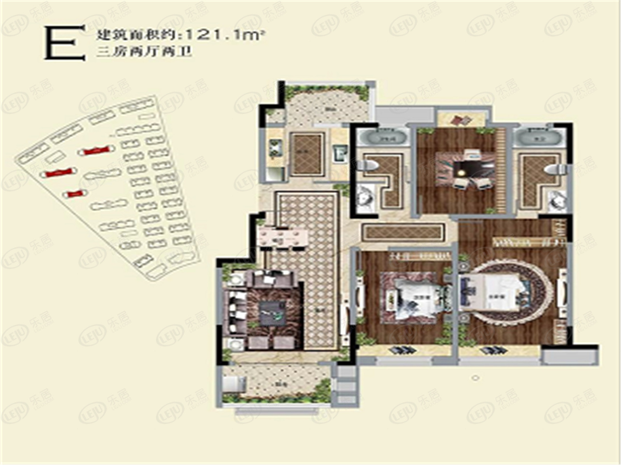 江北商圈通宇林景紫园 价格曝光 约27600元/㎡起