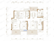 保利天汇·汇公馆4室2厅2卫户型图