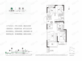 郑州融创御湖宸院A户型户型图