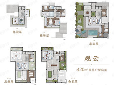 鹏湃国公馆9室6厅7卫户型图