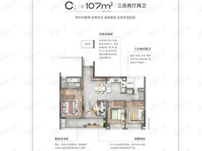 保利·和著文华轩C户型户型图