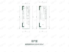 永威西郡B户型户型图