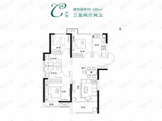 正商生态城3室2厅2卫户型图