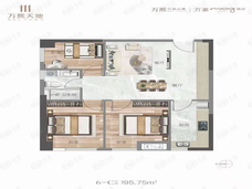 正商万熙天地3室1厅1卫户型图