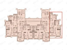 恒大林溪郡3室2厅1卫户型图