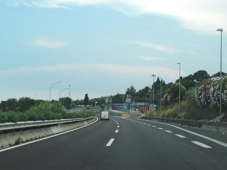 A 14 Motorway at service area Tortoreto