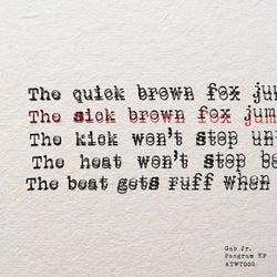 Pangram EP