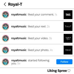 Liking Spree