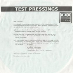 Testpressing#004