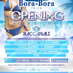 DJ VICTOR PEREZ IBIZA OPENING BACCANALI