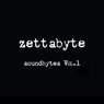 Zettabyte SoundBytes, Vol. 1