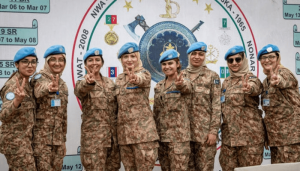 Two Pakistani female peacekeepers honoured