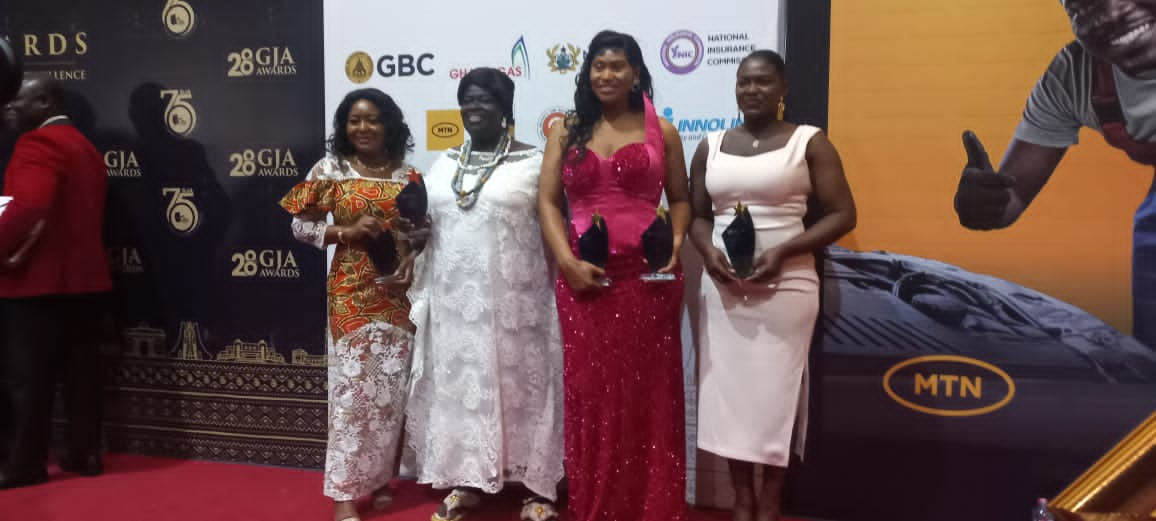 GJA 28th Media Awards 2024: GBC’s Beatrice Senadju, Clara Mlano, Naa Dede Akrong, and Doreen Ampofo honoured for excellent journalism