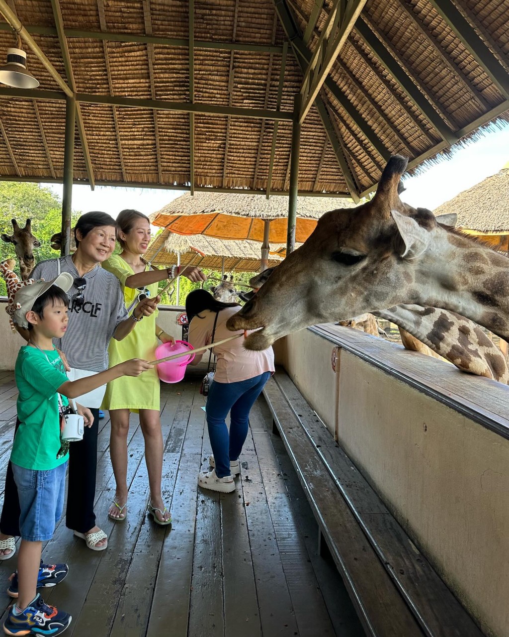 陳敏之指媽媽去年患急性血癌，病好後一家人便去泰國旅行。