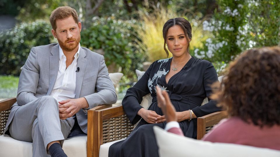 Prinz Harry Herzogin Meghan und Oprah Winfrey