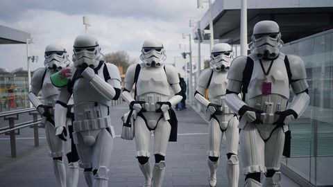 Die Stormtrooper der "Star Wars"-Saga sind weltweit bekannt