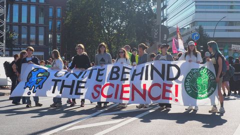 "Vereint hinter der Wissenschaft", bleibt wohl das wichtigste Motto bei Fridays for Future