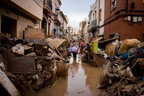 Der Klimawandel verursacht auch häufigere Unwetter – wie hier in Spanien