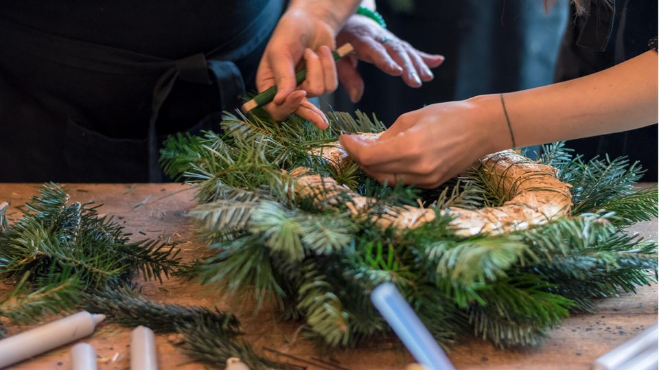 Adventskranz-Ideen zum Selber-Basteln