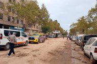 Dispositivo de la Junta de Castilla y León trabajan en las tareas de limpieza de la DANA en Valencia.