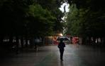 Lluvia en el Paseo Sarasate