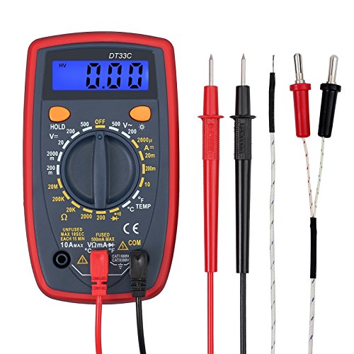 Proster Digitalmultimeter 1999, tragbarer Multitester