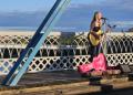 Kennedy Taylor Makes Fulltime Music Career Debut On The Walnut Street Bridge