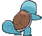 Imagen posterior de Squirtle en la sexta y séptima generación