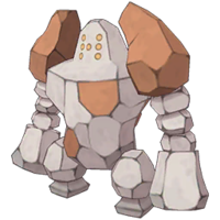 Regirock en Pokémon Masters EX.