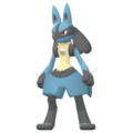 Imagen de Lucario en Pokémon Diamante Brillante y Pokémon Perla Reluciente