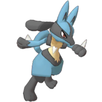 Lucario en Pokémon Masters EX.