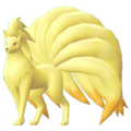 Imagen de Ninetales en Pokémon: Let's Go, Pikachu! y Pokémon: Let's Go, Eevee!